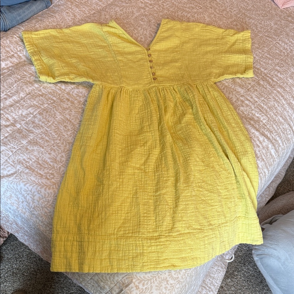 Zara Sunny Yellow Kids Dress
